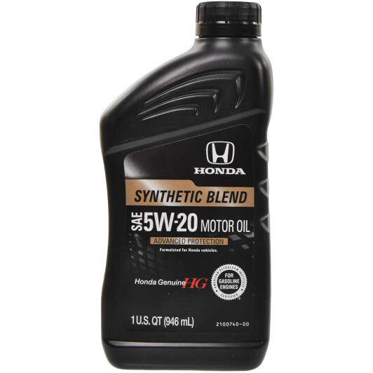 Масло HONDA 5W-20 SYNTHETIC BLEND SP/GF-6 кан. 0.946 л. 08798-9132