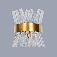 Золотой настенный светильник-бра на 2 лампы (52-LW7916 GD)