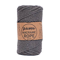 Еко шнур Shikimiki Rope 4mm, колір Темно-сірий