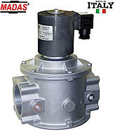 Електромагнітний клапан для газу EV-1, DN40, P=0,5 bar, НЗ, автоматичний MADAS (Мадас) Італія. Електроклапан