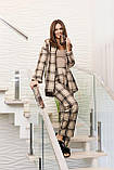 Домашній костюм в клітку, що складається з укороченого халата і штанів 42-48 розмір різні кольори, фото 5