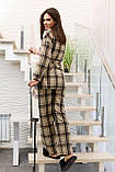 Домашній костюм в клітку, що складається з укороченого халата і штанів 42-48 розмір різні кольори, фото 8