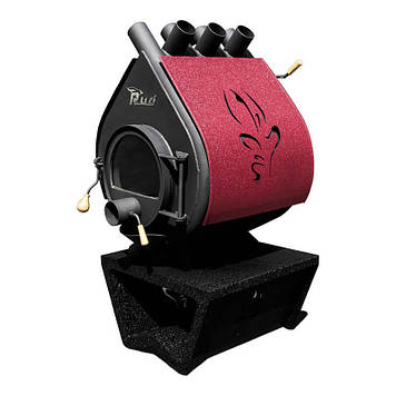 Піч Rud Pyrotron Кантрі тип П-01 зі склом і обшивкою