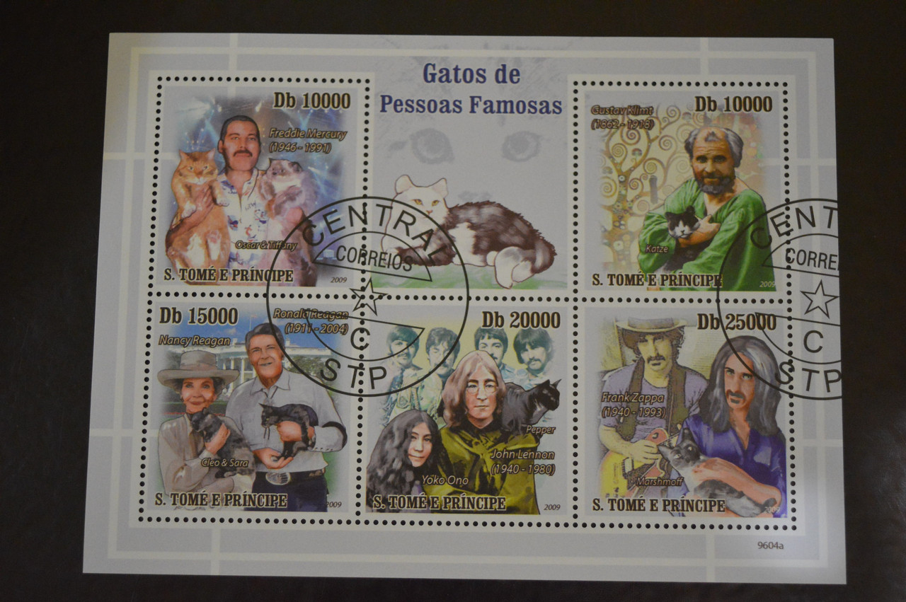 Гвінея - Бісау. Марки. Історія. Особистості. Блок. 2009 рік (В-5)