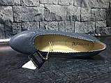 Стильні натуральні туфлі синього кольору, Тм Caprice, Німеччина, фото 8