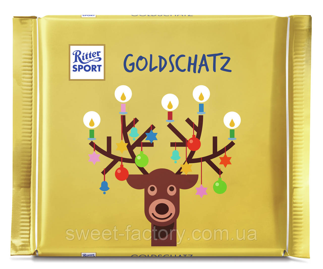 Шоколад Ritter Sport Gold Schatz Vollmilch 40% 145g