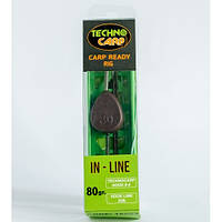 Готовий монтаж Techno Carp Ready Rig In-Line 80