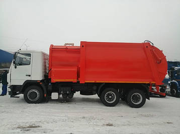 Сміттєвоз 20 м3 із боковим механічним завантаженням на шасі МАЗ-6317, фото 2