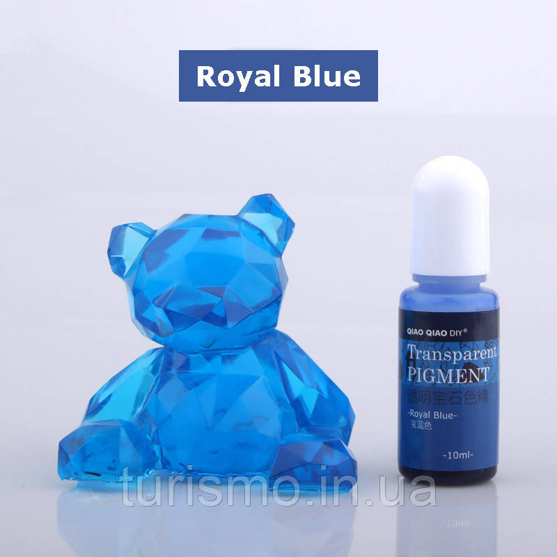 Royal Blue барвник прозорий для УФ смол QIAO QIAO DIY, Junesix