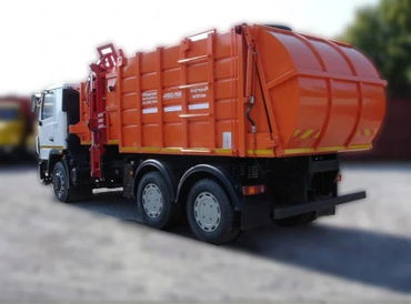 Сміттєвоз 20 м3 з боковим механічним завантаженням на шасі МАЗ 6312