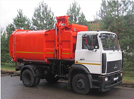 Сміттєвоз 10 м3 з боковим механічним завантаженням СВ 302/2 на шасі МАЗ-4381N2, фото 2