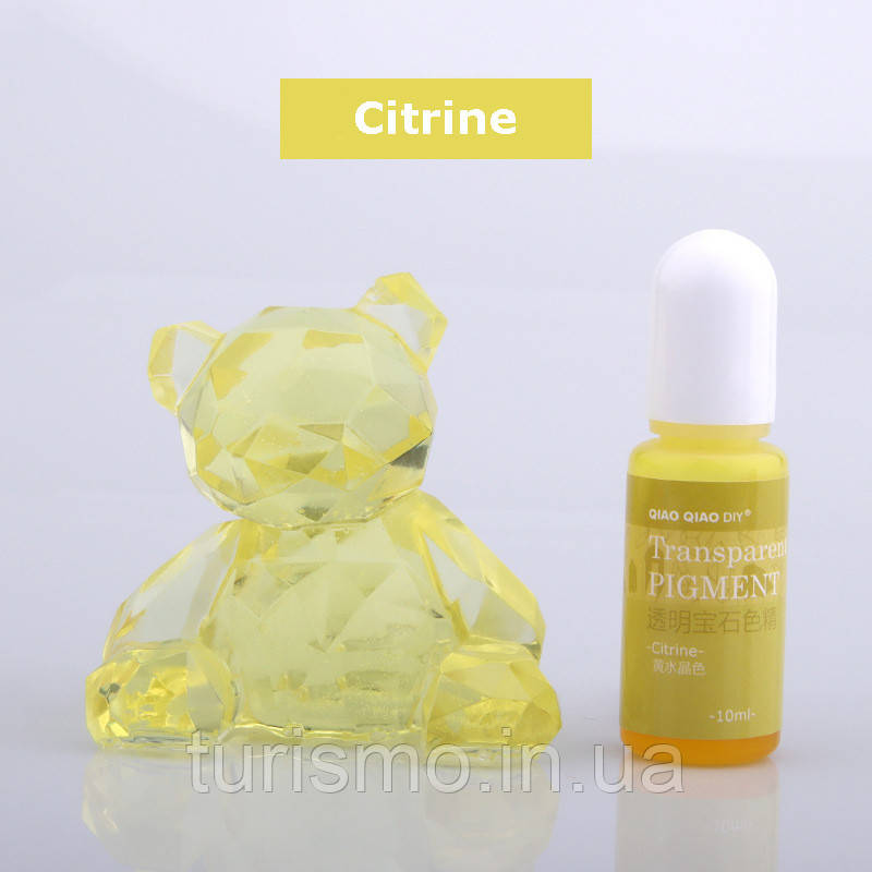 Citrine барвник прозорий для УФ- смол QIAO QIAO DIY, Junesix