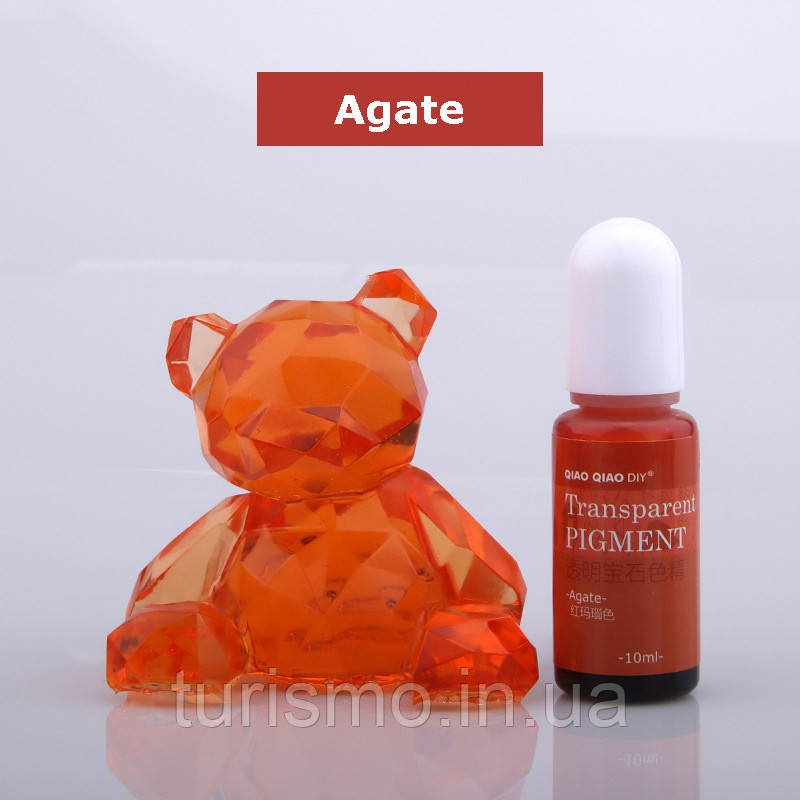 Agate барвник прозорий для УФ смол QIAO QIAO DIY, Junesix