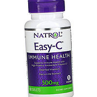 Вітамін С Natrol Easy-C 500 mg immune health 60 таблеток Кальцію аскорбат