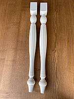 Точеные мебельные ножки и опоры резные деревянные для консоли H.732 D.60 /Высокие-14.1