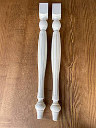 Точеные мебельные ножки и опоры резные деревянные для консоли H. D. /  КОД: Високі - 15