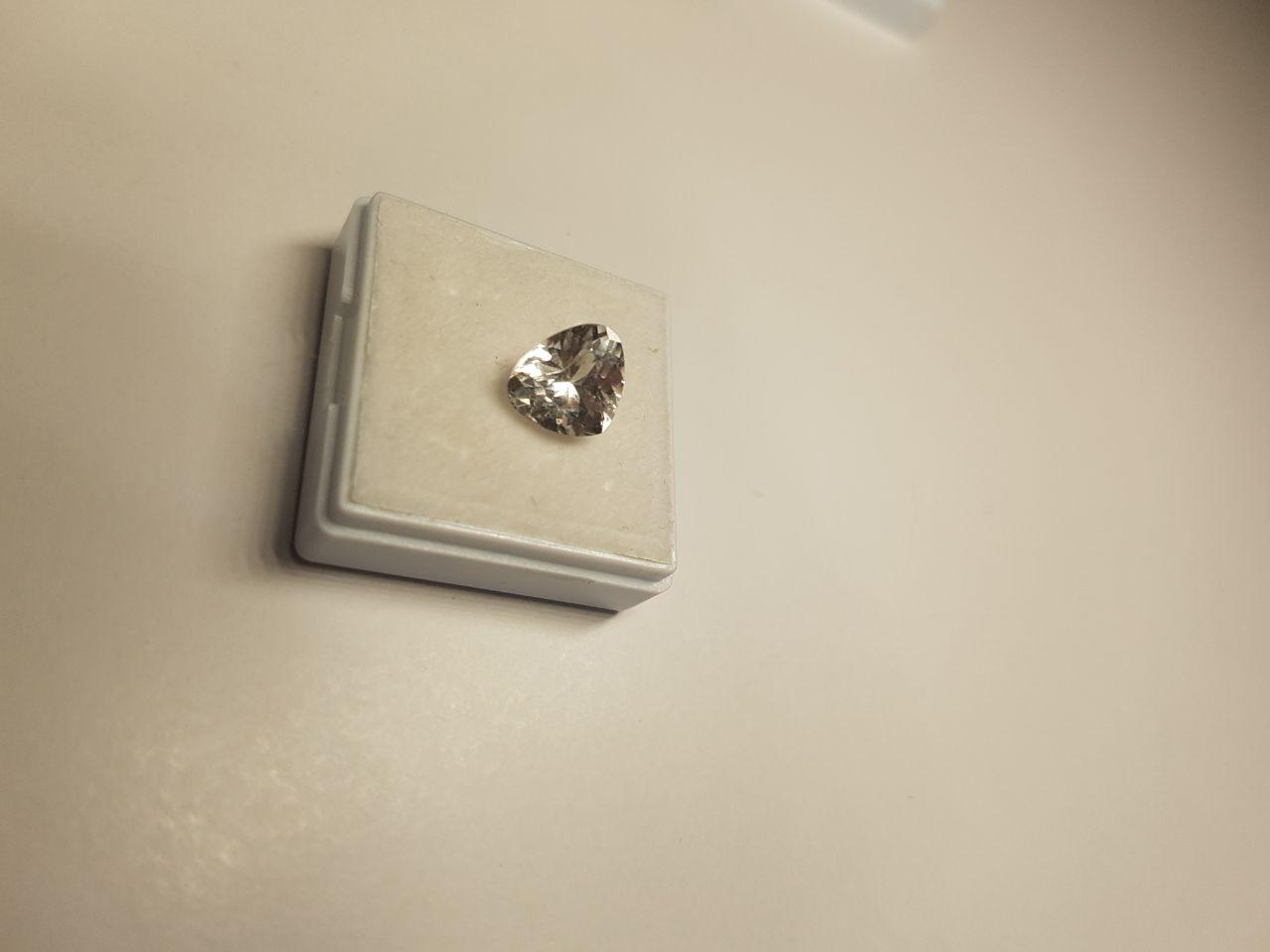 Натуральний Кунцит (Сподумен) 3.35 Сt. 8.88×11.12×6.63 мм, фото 1