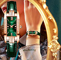 Жіночий годинник смарагдовий зелений