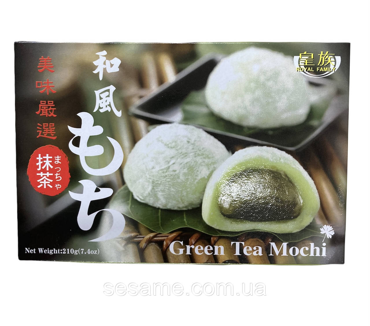 Японские конфеты Моти с зелёным чаем Japanese green Tea 210грамм (Тайвань)