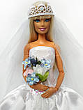 Аксесуари для ляльок - весільний букет, фото 4