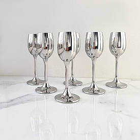 Набір чарок Bohemia Sylvia (Klara) 65 мл хром 4S415/65