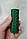 Свічка з вочини (ручна робота) (висота 8 см діаметр 3 см) Зелена, фото 2