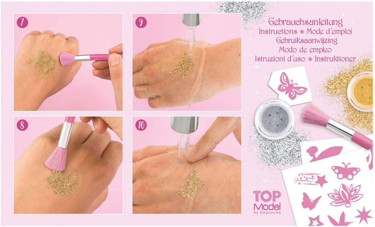 TOP Model Детский набор для тату Glitter Tattoo Set in Fantasy Model Fairy ТОП Модел 11285 - фото 6 - id-p1535074805