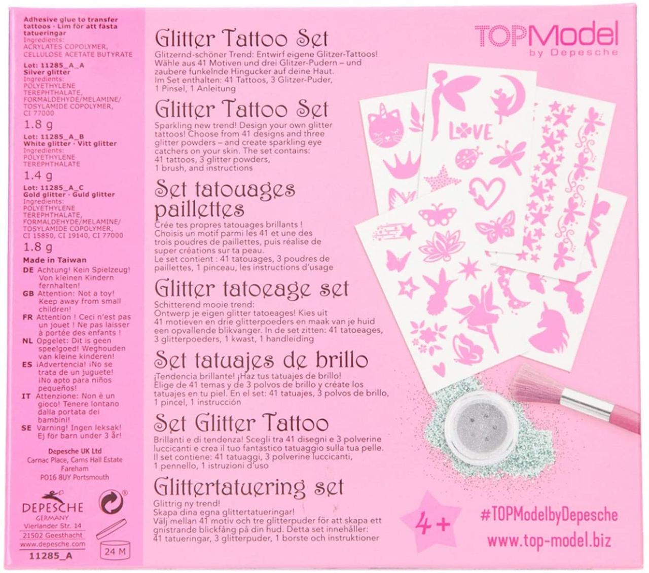 TOP Model Детский набор для тату Glitter Tattoo Set in Fantasy Model Fairy ТОП Модел 11285 - фото 5 - id-p1535074805