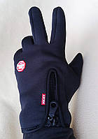 Перчатки сенсорные стильные флис перчатки Windstopper для смартфона, велосипеда, лыж, спорта