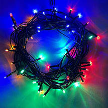 Гірлянда світлодіодна новорічна на ялинку СolorWay 50 LED, 5 метрів, 8 режимів, різнокольорова, фото 3