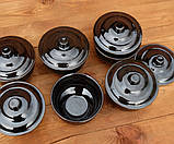 Горщики для запікання в духовці 6 шт з кераміки чорні 500 мл, фото 4