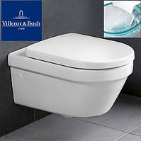 Безободковый унитаз с плавным сиденьем Villeroy&Boch Omnia Architectura New