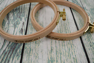 П'яльці дерев'яні з гвинтом SIRIN KASNAK діаметр 125мм