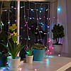 Гірлянда світлодіодна-завіса водоспад новорічна на штору СolorWay 300 LED, 3x3м, різнокольорова, фото 6