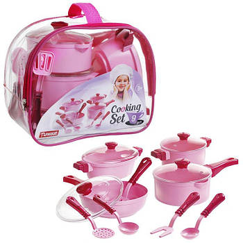 Набір посуду "Cooking Set", рожевий 1726