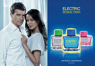 Antonio Banderas Electric Seduction In Black For Men туалетна вода 100 ml. (Електрик Седакшн Ін Блек Фор Мен), фото 3