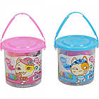 Моделін в відерці набір 10 кольорів 6,5х6см арт. 2262, фото 3