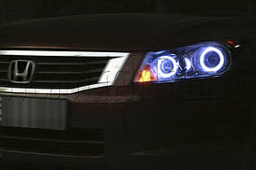 Honda Accord EX 2,4 USA - установка биксеноновых линз в фары 1