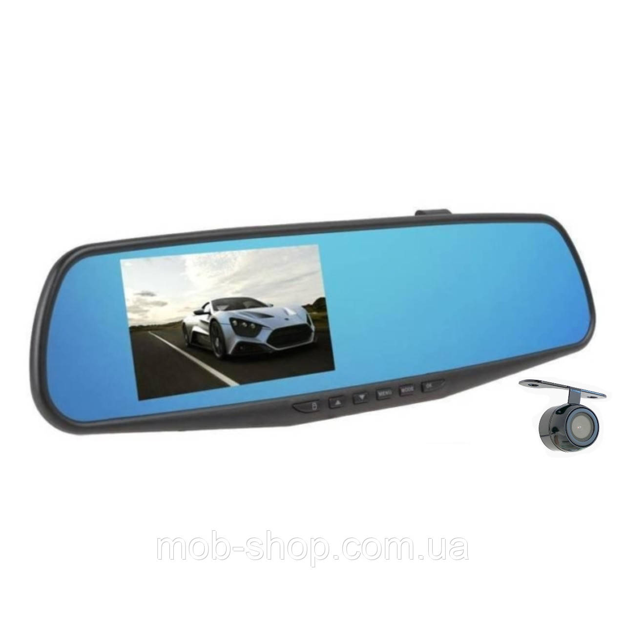 Автомобільний відеореєстратор DVR L900 у дзеркалі заднього виду з додатковою задньою камерою