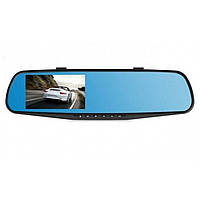 Автомобільне дзеркало відеореєстратор DVR L900 відео реєстратор з екраном і камерою заднього виду, фото 3