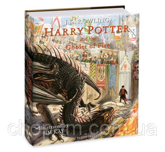 Книга Harry Potter and the Goblet of Fire Illustrated Edition by Jim Kay - J.K. Rowling / ISBN: 9781408845677