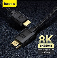 Кабель Baseus 2m HDMI v2.1 8K 48Gbps Adapter 8K/60Hz 4K/120Hz
