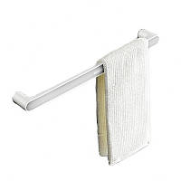 Тримач для рушників настінний вологостійкий з самоклейною фіксацією ECOCO сірий (ЕО-27764)