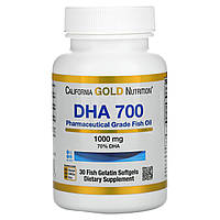 DHA 700 California Gold Nutrition, 30 капсул