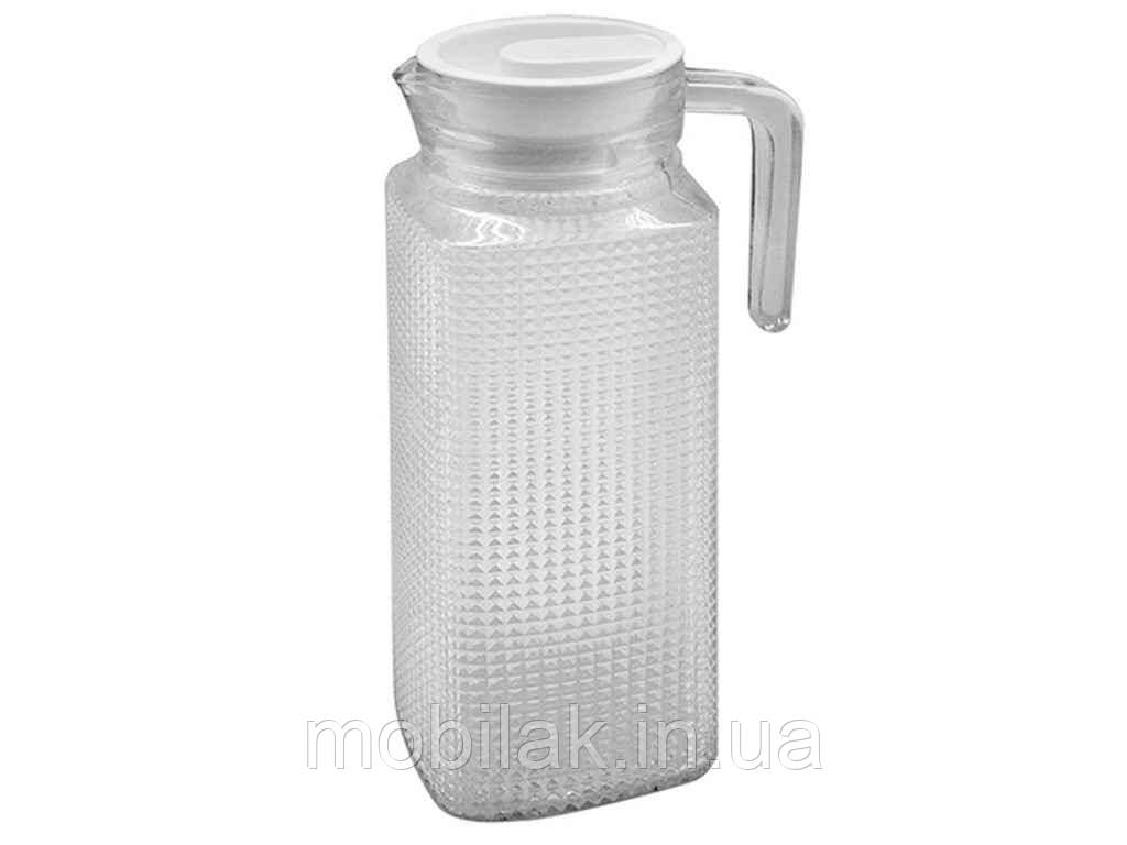 Глечик скляний з пл. кришкою 1,1,0 л MS-2697 ТМ STENSON