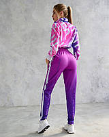 Спортивные штаны женские Bona Fide Workout Pants "Hype" L разноцветные с принтом
