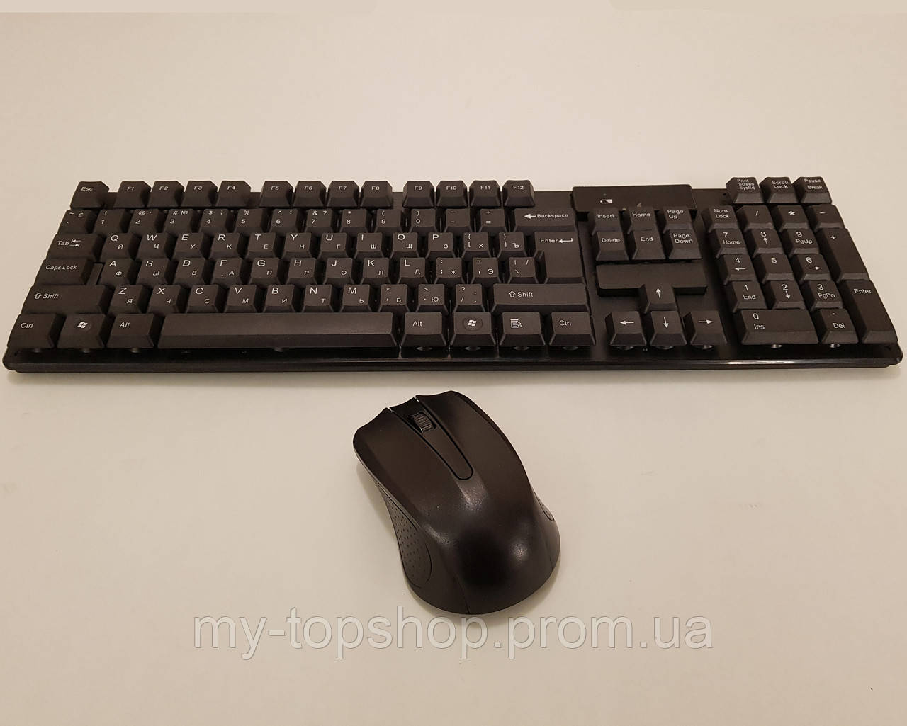 Клавиатура и мышка беспроводная TJ-808 комплект - фото 2 - id-p1535296898