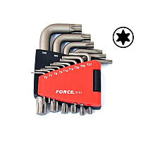Набор ключей Torx Г-обр. 15 пр. (Т6-Т60) Force 5151