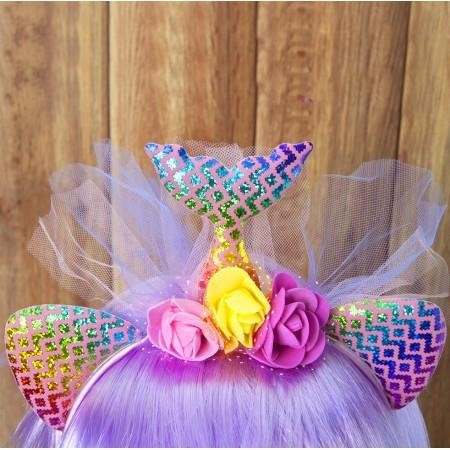 Обруч Русалочка з візерунком, фото 1