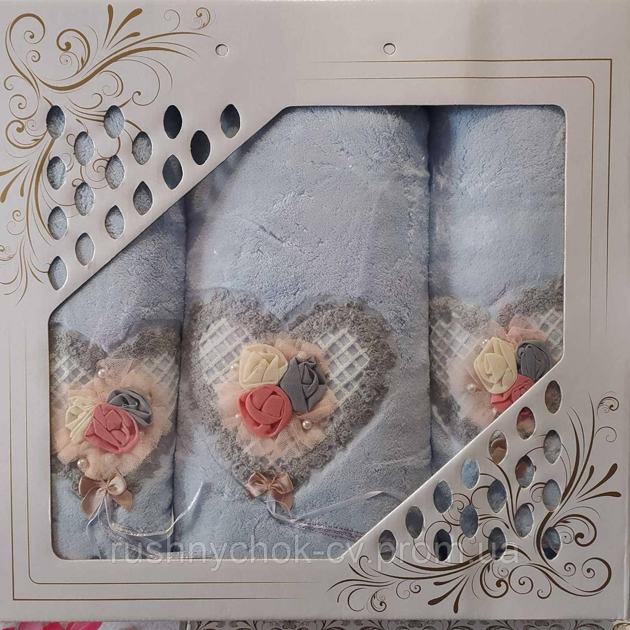 Подарунковий набір рушників - фото 1 - id-p653724030